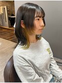 yellow × イヤリングカラー
