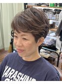 ツーブロックパーマショートスタイル