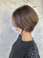 サンタフェ 柳津店(Santa'Fe) Santa'Fe式脱白髪染め白髪ぼかしカラー/ショート