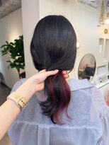 ヒョンミョン ライズバイレボ 柏西口店(hyon myon/RISEbyREVO)&nbsp;ピンクカラー/イヤリングカラー/ブリーチ