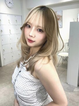 オニキス(ONYX) A179韓国ヘアーザクザクレイヤーカットダブルカラー