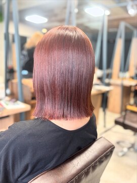 リンクエン(Link enn) 【切りっぱなしボブ】髪質改善/ボブ/