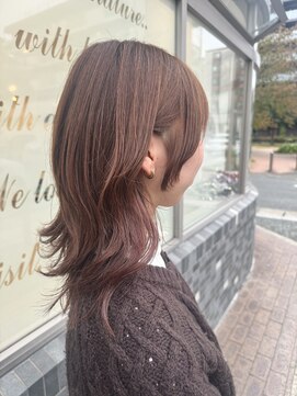 フランヘア 箱崎店(Flan hair) ミディアムウルフ
