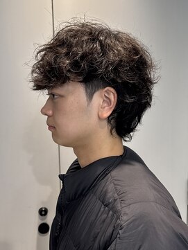 フィフス 栄(fifth) 名古屋栄マレットヘアシャドウパーマルーズパーマメンズ外国人風