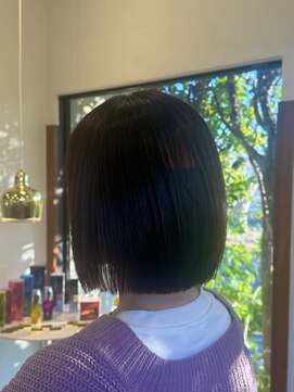メルシー(Merci) ミニボブ×縮毛矯正