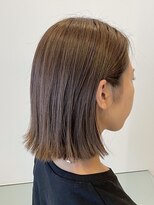 ノア(no_a)&nbsp;【四条烏丸】タイトボブ×ブリーチなしベージュブラウン