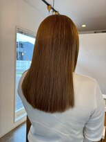 クララジャパン ナベシマ(CLALA JAPAN Nabeshima)&nbsp;縮毛矯正　質感ストレート　髪質改善カラー　顔まわり　ブリーチ