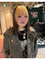 グッドフェローズ キタホリエ(GoodFellas kitahorie) レイヤーカットで魅せるハイトーンバイカラーブリーチ艶感