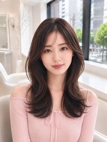 リエラ 池袋西口(Riela) 顔まわりレイヤー×韓国レイヤー×ロングの大人ヘア