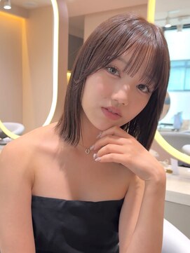 サンド ミュウ 横浜店(sand mieu) ぱつっとボブ/横浜