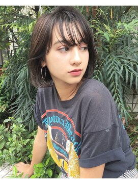 オルセン(OLSEN) 【BALLOON HAIR 】シースルーバング×ナチュラルボブ