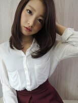 アドラーブル 長岡リップス旭岡店(adorable)&nbsp;大人可愛い♪ヘルシーレイヤー無造作セミディ