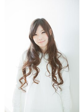 パステル ヘアー デザイン 平井北口(Pastel Hair Design) ロングヘアーでも艶やかくっきりウェーブ☆