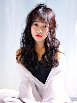 ネオリーブアオバ 高田馬場店(Neolive aoba) 抜け感アップのバング大きめのゆるめカールが◎