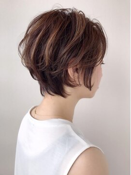 トータルビューティーハウス フラップ ミチ 野田店(total beauty house flap MICHI) 丸みショートボブ