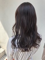 モルニ(MORNI)&nbsp;ダークカラー_マロンベージュ Aラインボブ かきあげ