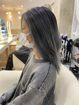 リアン 上尾店(Rien) ボブ/カーキグレージュ/マッシュショート/フェザーバンク[上尾]