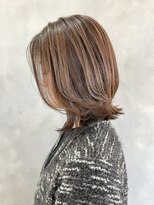 オーストヘアー リュウール(Aust hair Lueur) くびれヘア☆コントラストハイライト×ラベンダーグレージュk　