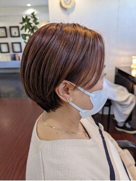 パウダーヘアー ルミニティ(powder hair luminity) シンプルショート　ショートボブ　丸みショート　ショートヘア