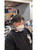 メンズメッシュ×パーマ