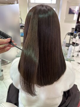 アース 高田馬場店(HAIR&MAKE EARTH) 艶々！プレミアムストレート