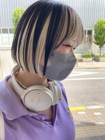 シエル バイ ケンジ 登戸 生田(CIEL by KENJE)&nbsp;【アンブレラカラー】インナーカラー×ブロンド