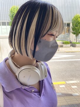 シエル バイ ケンジ 登戸 生田(CIEL by KENJE) 【アンブレラカラー】インナーカラー×ブロンド