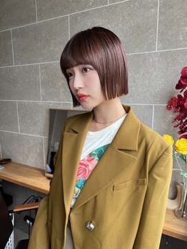 サンド 鹿児島中央(sand) 黒髪/グレーベージュ/レイヤーロング/前髪パーマ[鹿児島中央駅]