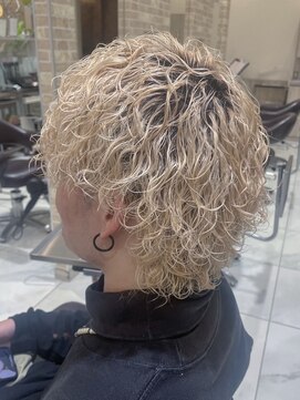 グランデュール 東静岡池田店(GRANDEUR) 波巻きスパイラルパーマメンズマッシュパーマツイストパーマ