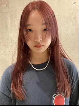 ニール(nier) ペールピンクハイトーンカラーロング中区袋町