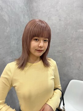 フィーネ 横浜(Fi -Ne) ダブルカラーで作るピンクベージュ！