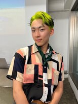 ネオングリーンデザインカラー