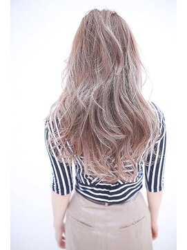 ラフィスヘアー プアナ 小田原店(La fith hair puana) 【La fith】 ミルクティーベージュ×ハイライト