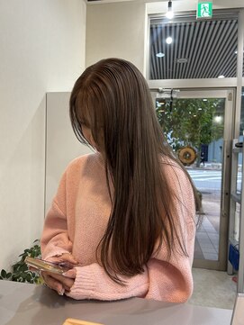 メル ヨコハマ(MeL) 透け感たっぷり◎ピーチグレージュ