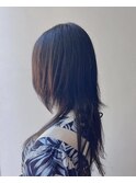 さっぱり軽やか レディースウルフヘアスタイル