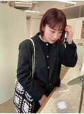 チェリーブラウン+ミニボブ