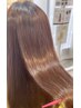 【髪質改善】似合わせカット+酸性ストレート(縮毛矯正)+２stepTR　￥23650