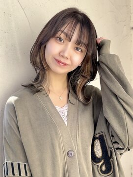 ミーム 原宿 表参道(meme) ”インナーカラー×レイヤーカット