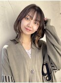 ”インナーカラー×レイヤーカット