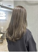 ハイライト/船橋/くすみベージュ/細めハイライト