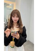Cカールレイヤー2_イメチェン美髪外ハネボブホワイトブロンド