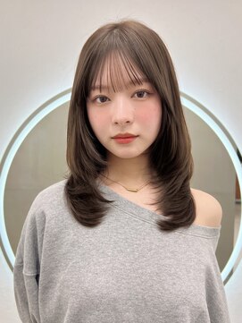 ガーデン 渋谷(GARDEN) ミディアムレイヤー/レイヤーカット/顔まわりカット/ワンカール