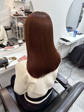 ミラ 銀座(MILA) ブリーチなしダブルカラー×縮毛矯正