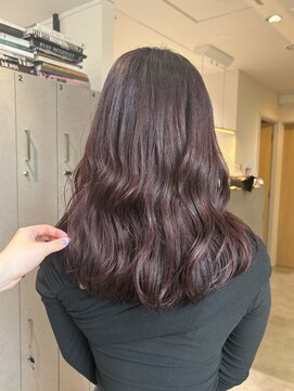 ヨーク(YOKE) 【YOKE】ボルドーカラーチェリーレッド顔周りレイヤー暖色