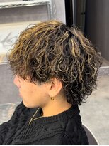 ライズ 渋谷店(RISE) 【ハイライト波巻きパーマ】モテモテパーマ