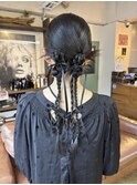 ヘアセット/ヘアアレンジ/カチモリ/結婚式ヘア