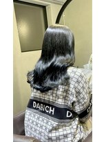 クロワ(croix)&nbsp;【ブリーチ無しカラー】ブルーブラック