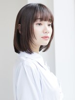 ウル 表参道(HOULe)&nbsp;【中野葵穂】顔周りレイヤー ボブ 透明感カラー 髪質改善