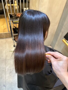 ジーナ 船橋(Zina) 髪質改善＊ロングレイヤーグレーベージュ＊美髪【Zina船橋】