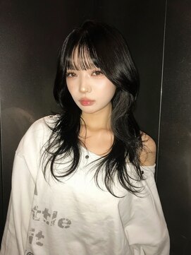 マインバイアフロートギンザ(MYNE by AFLOAT GINZA) 黒髪ロングハイレイヤー小顔カット
